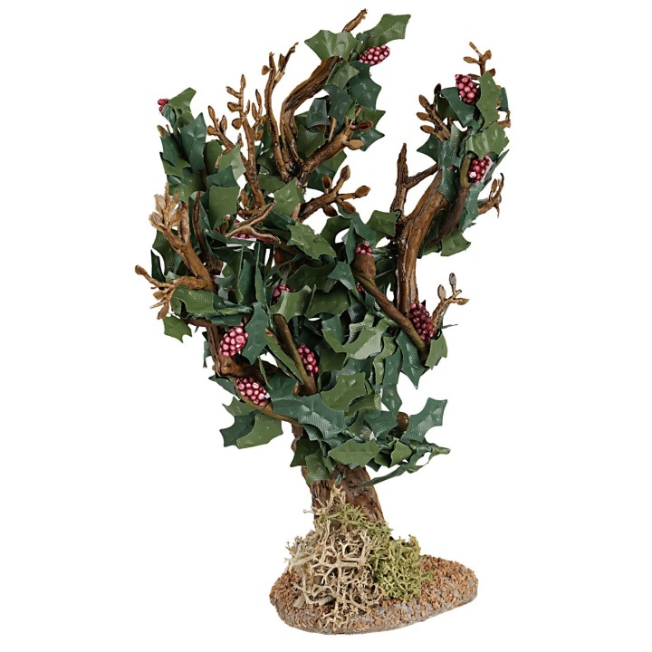 Vines with clusters of black grapes h 13.5 cm