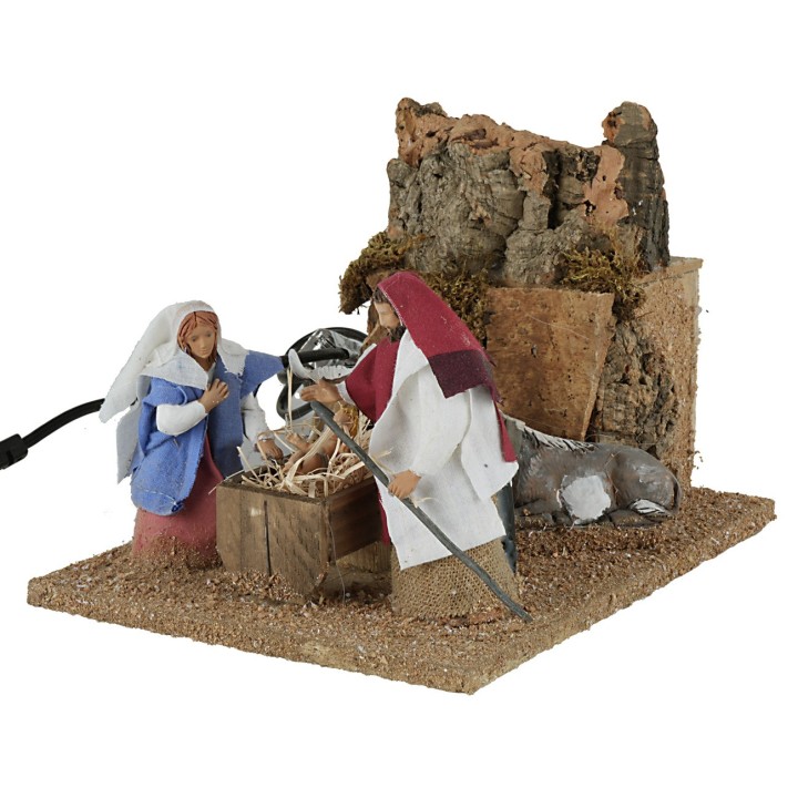 Natività 5 personaggi in movimento 10 cm