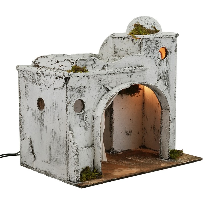 Illuminated Arab structure cm 31x20x31h