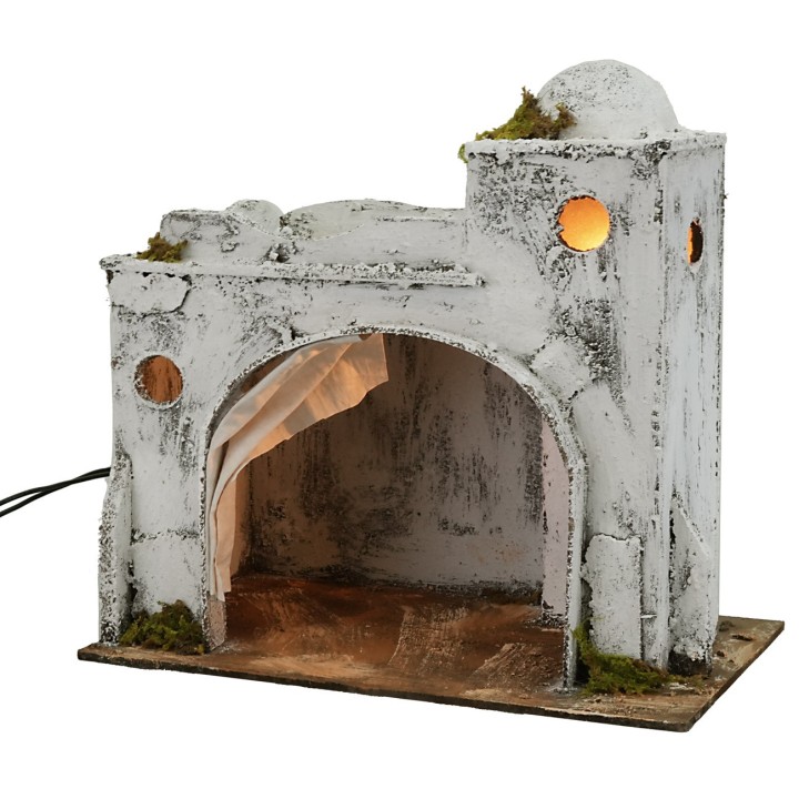 Struttura araba illuminata cm 31x20x31h