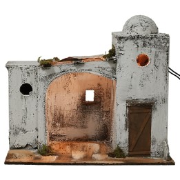 Casa araba illuminata cm 33x19,5x29,5 h