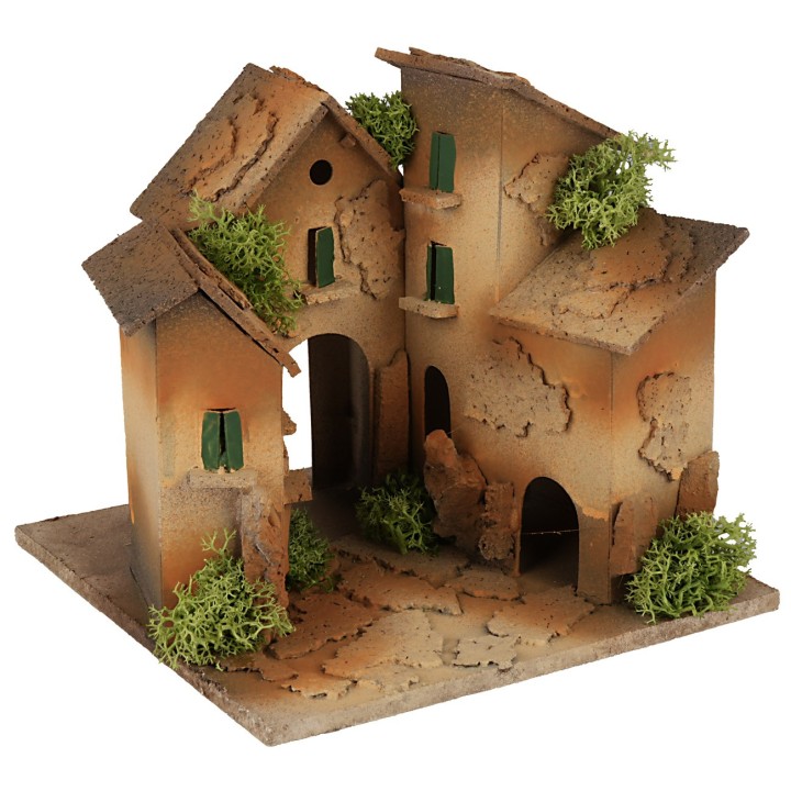Borgo con passaggio centrale cm 15x15x14 h