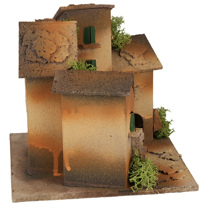 Borgo con passaggio centrale cm 15x15x14 h
