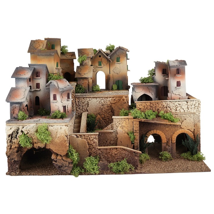 Escenario de varios niveles con escala de 50x30x21 cm de altura