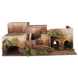 Escenario de varios niveles con escala de 50x30x21 cm de altura