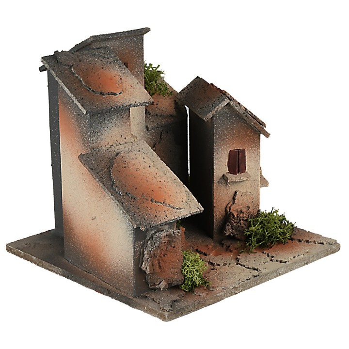 Borgo angolare cm 15x15x14 h