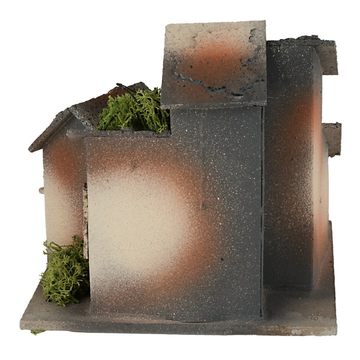Borgo angolare cm 15x15x14 h