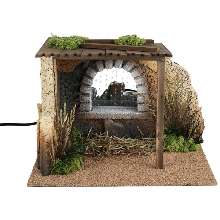 Capanna per presepe cm 30x30x21h