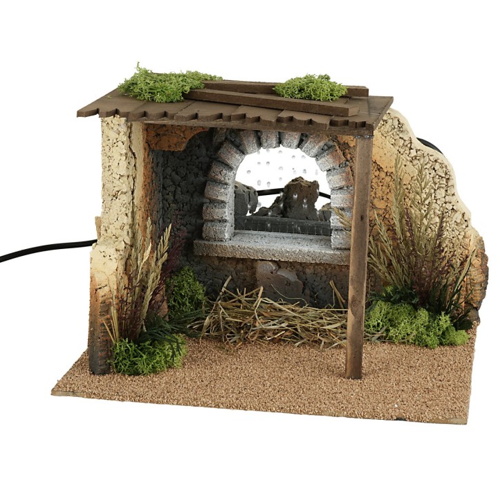 Capanna per presepe cm 30x30x21h