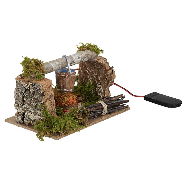 Bivacco con secchio a batterie cm 13,5x9x9 h