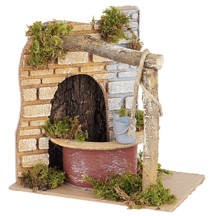 Pozzo per presepe cm 15x10x15,5 h