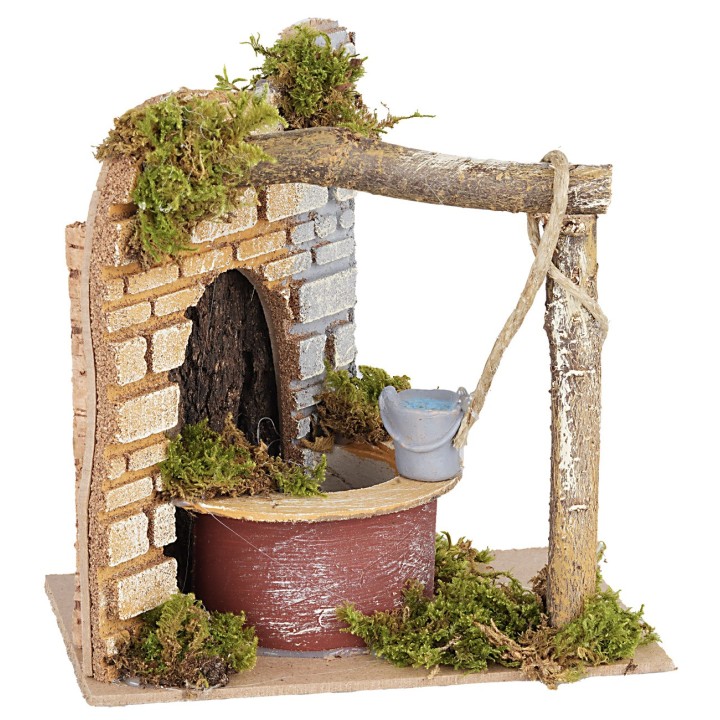 Pozzo per presepe cm 15x10x15,5 h