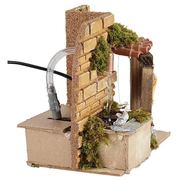 Fuente funcionando con tendedero cm 15,5x10x15 h