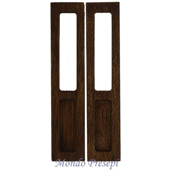 Puerta de madera de doble hoja en varias medidas:
