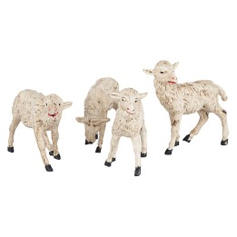 Set 4 pecore per statuine 15 cm
