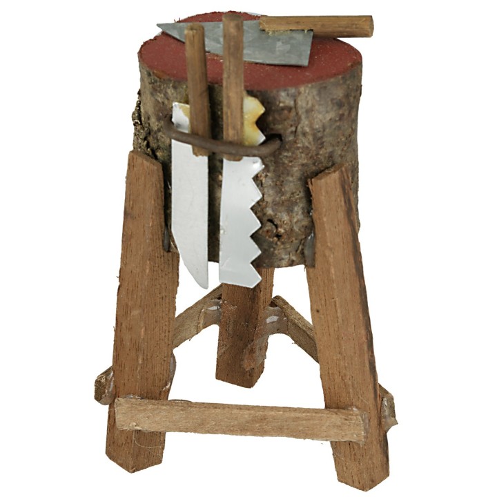 Ceppo macellaio in legno cm 7 h