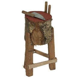 Ceppo macellaio in legno cm 7 h