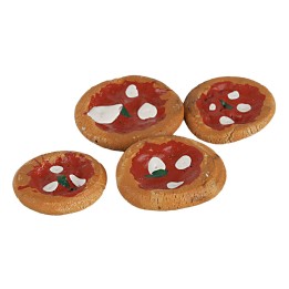Set 4 pizze margherita ø 2 cm
