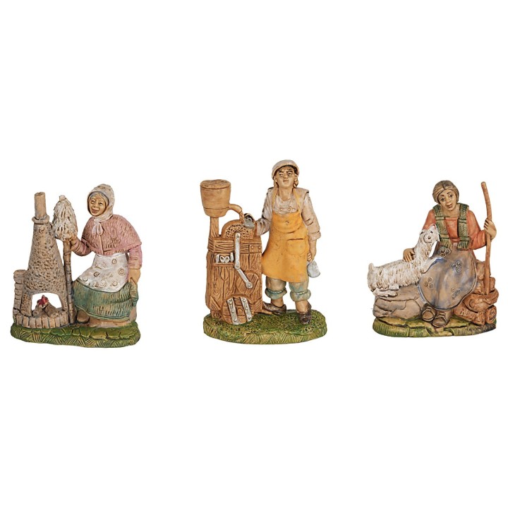 Juego de 6 artesanos serie 10 cm lujo