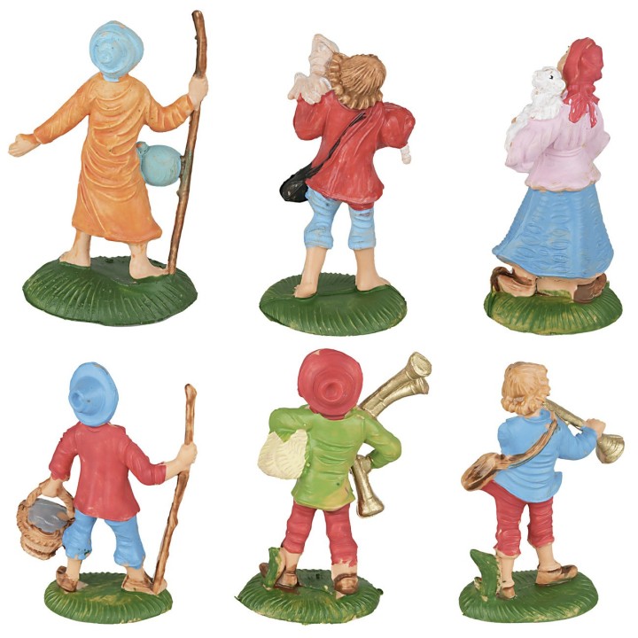 Set 6 statuine 6 cm