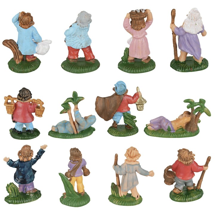Set of 12 shepherds, 3.5 cm