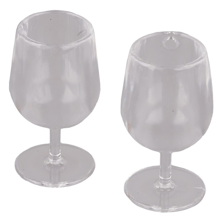 Set due calici cm 4 h