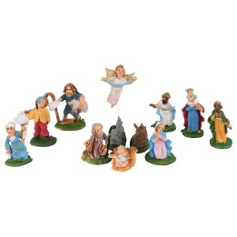 Set Natividad 3 cm 12 figuras para el pesebre