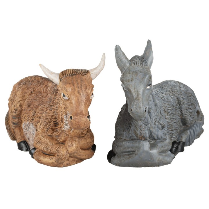 Set ox and donkey sitting series 30