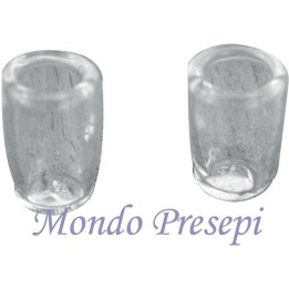 Set 2 Bicchieri in vetro mm 5x8