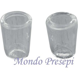Set of 2 Glasses, glass mm 8x10
