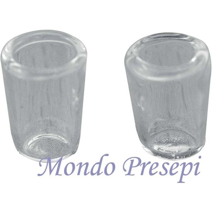 Set of 2 Glasses, glass mm 8x10