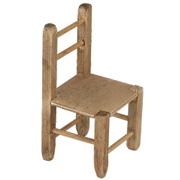 Sedia in legno cm 3,3x3,3x8 h