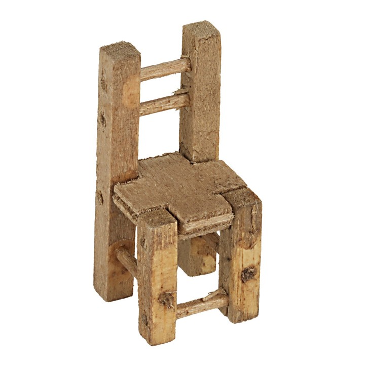 Silla de madera cm 2x2x4.4 h