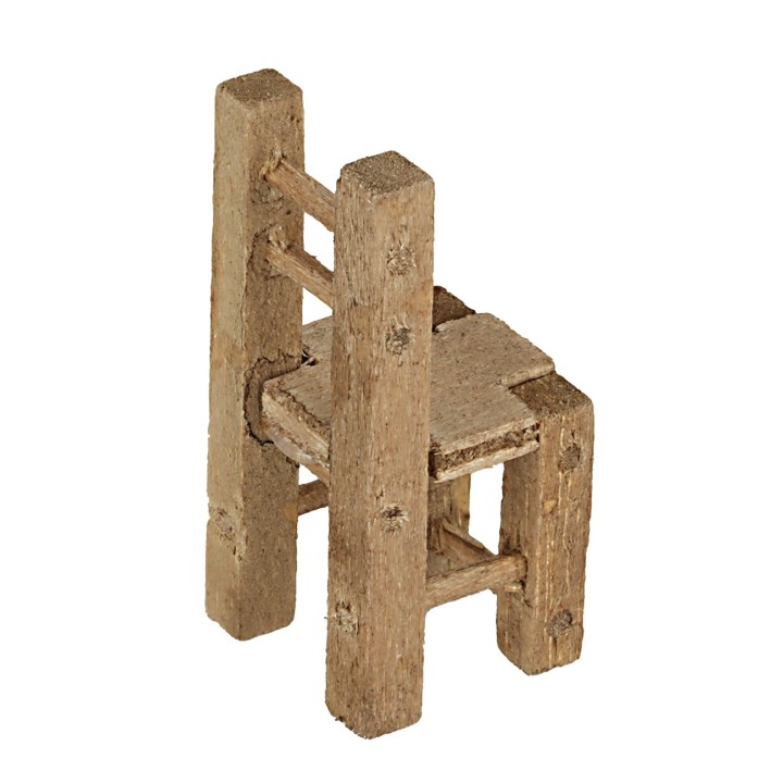 Sedia in legno cm 2x2x4,4 h