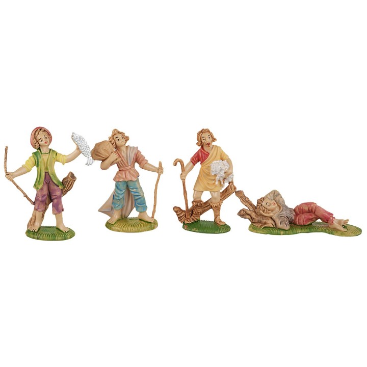 Set 12 statue 8 cm per presepe
