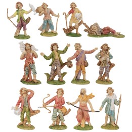Set 12 statue 8 cm per presepe