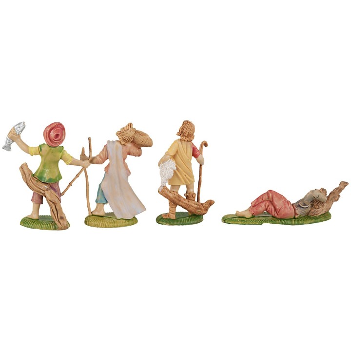 Set 12 statue 8 cm per presepe