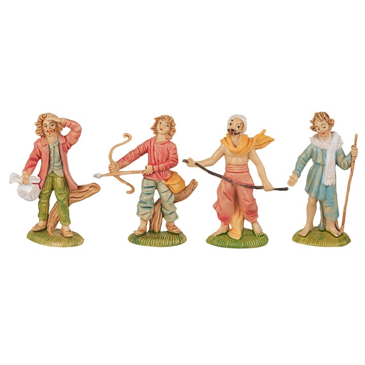 Set 12 statue 8 cm per presepe