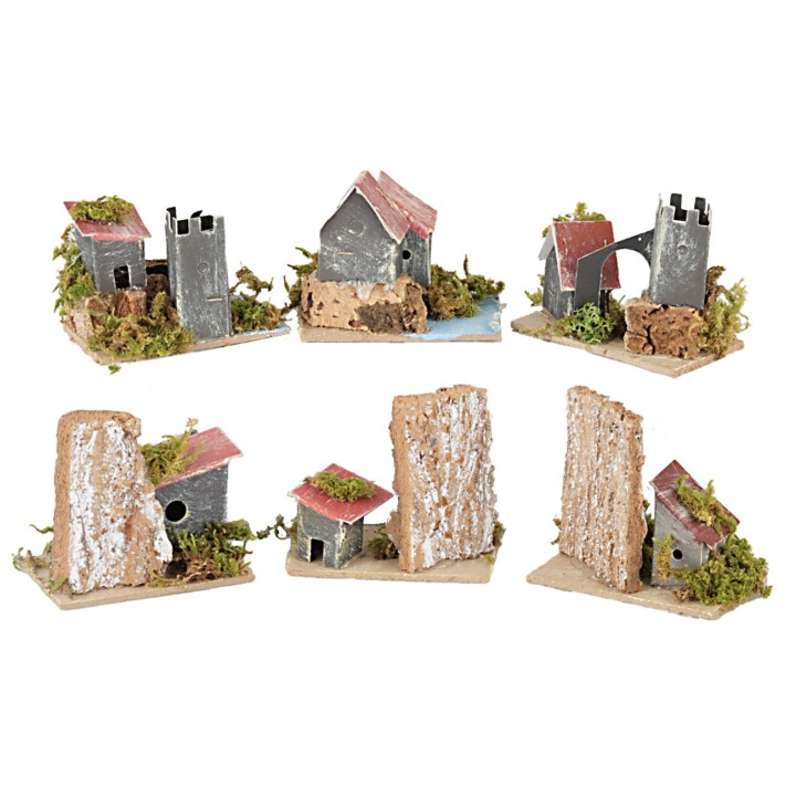 Set 6 casete cm 8x5x7 h