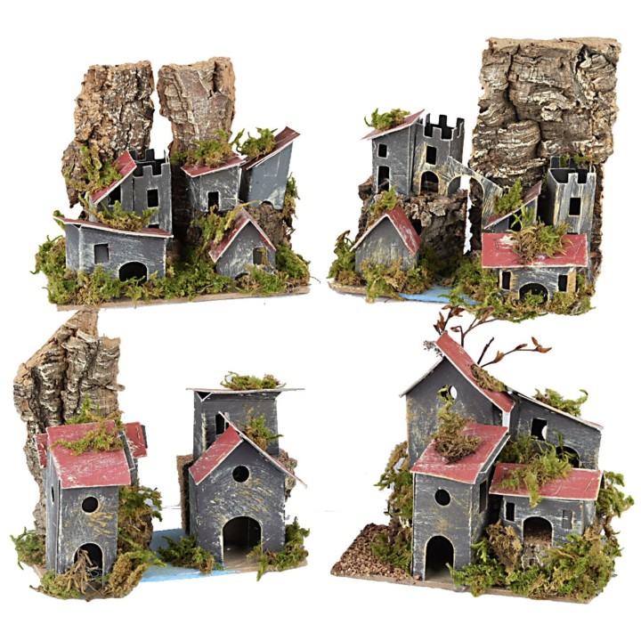 Set of 4 boxes, 14x9x15 cm (h)