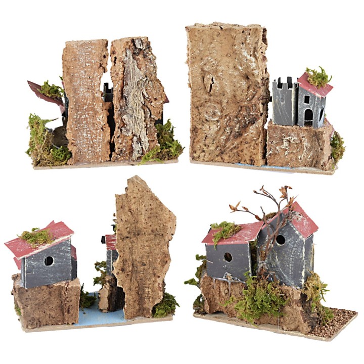 Juego de 4 cajas de 14x9x15 cm (alto)