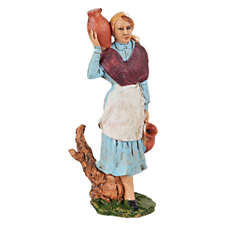 Donna con anfore 13 cm