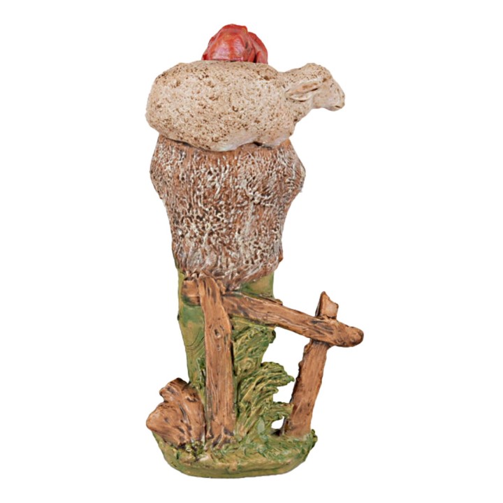 Pastore con agnello sulle spalle 13 cm