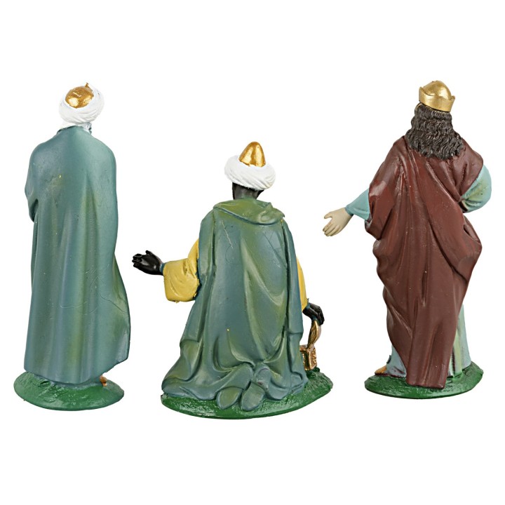 Conjunto de estatuas tres Reyes Magos 9 cm Martino Landi
