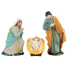 Nativity statue set 9 cmv