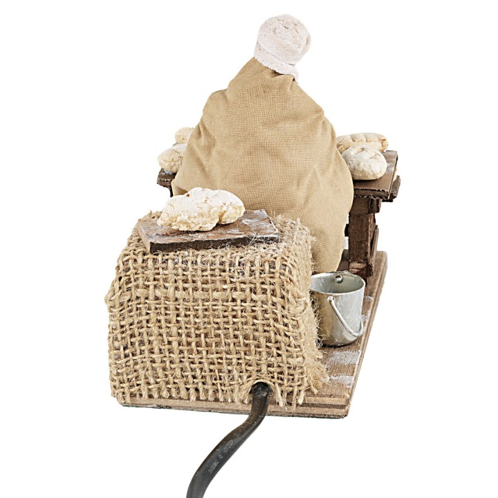 Donna che impasta serie 10 cm in movimento