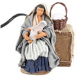 12 cm breastfeeding woman in motion