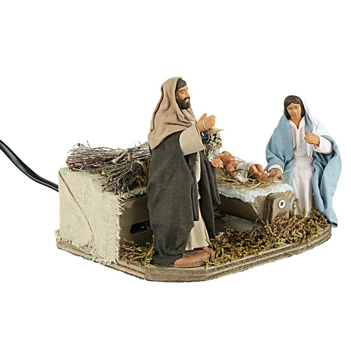 Natività 10 cm in movimento