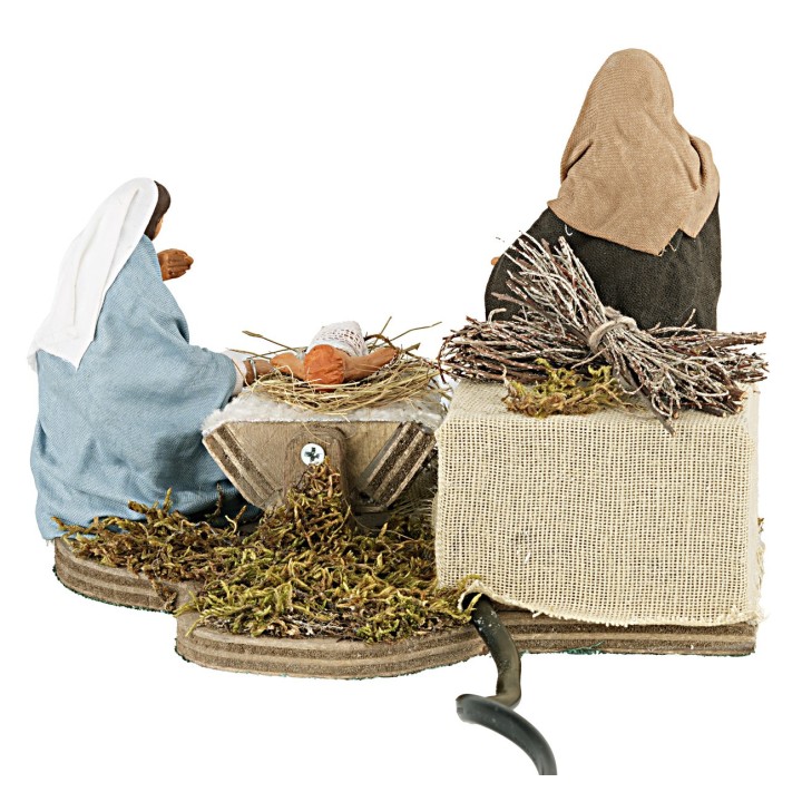 Natività 10 cm in movimento
