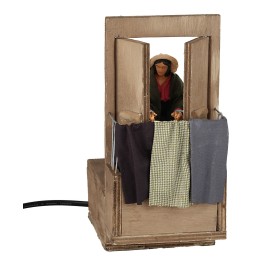 12 cm woman on the balcony in motion